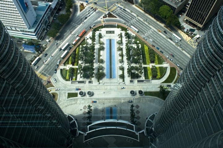 Triangular Street from 41st Floor Petronas